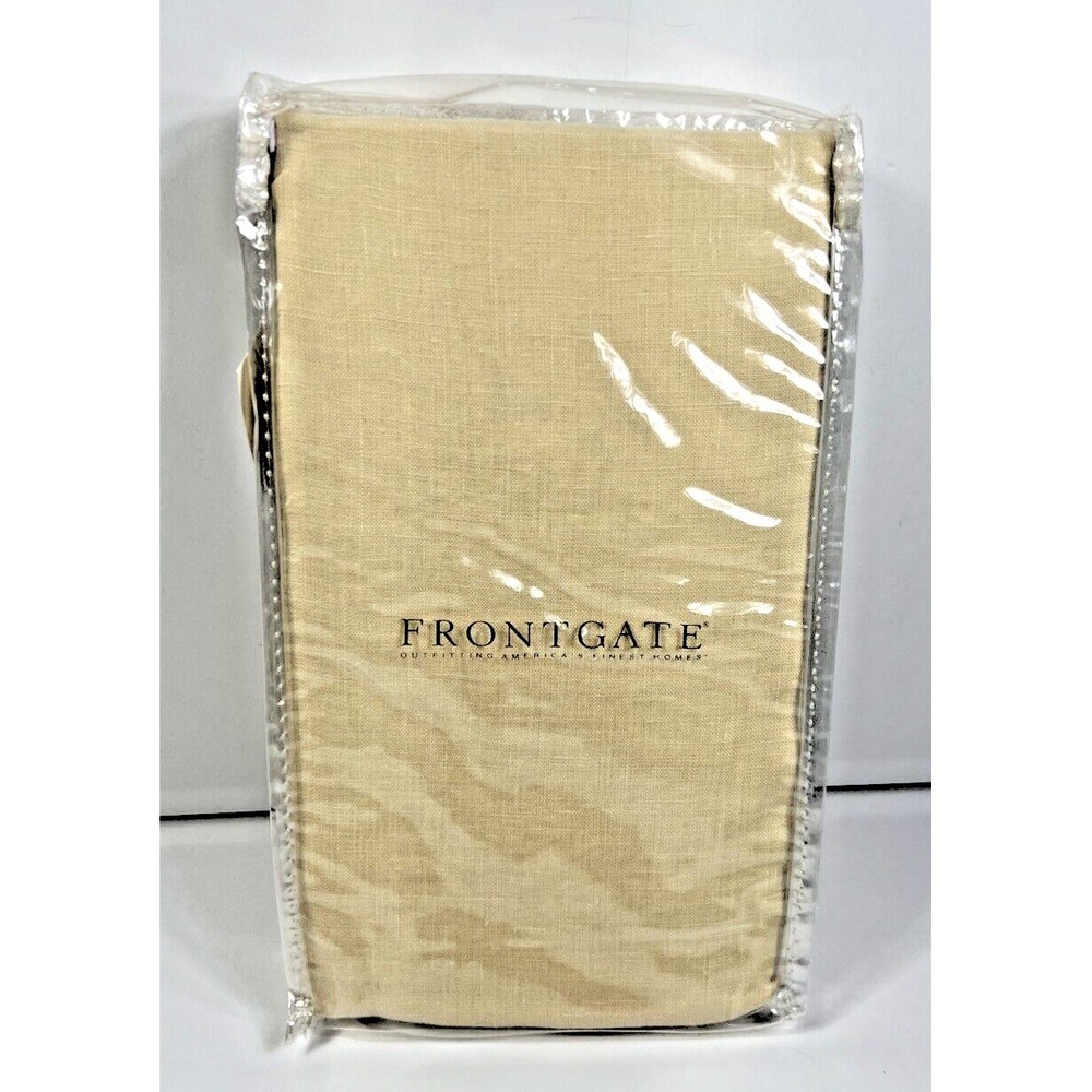 New Frontgate Linen Pillow Sham King Size Honey Comb Color 20" x 34" #68761 HOC